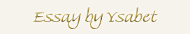 Essay by Ysabet